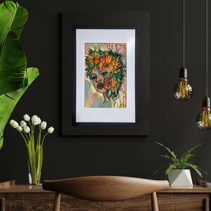 Original Watercolor Painting, Ready to Hang